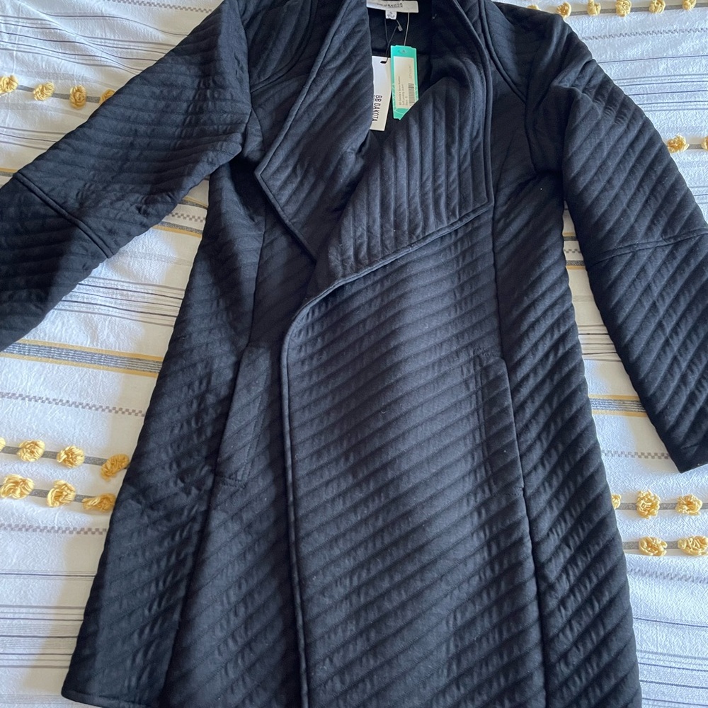 Stylish Black Quilted Coat